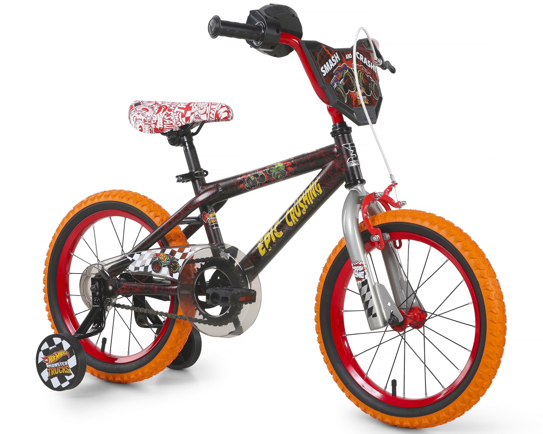 Dynacraft Hot Wheels 18 - Inch Boys BMX Bike for Age 6 - 9 Years