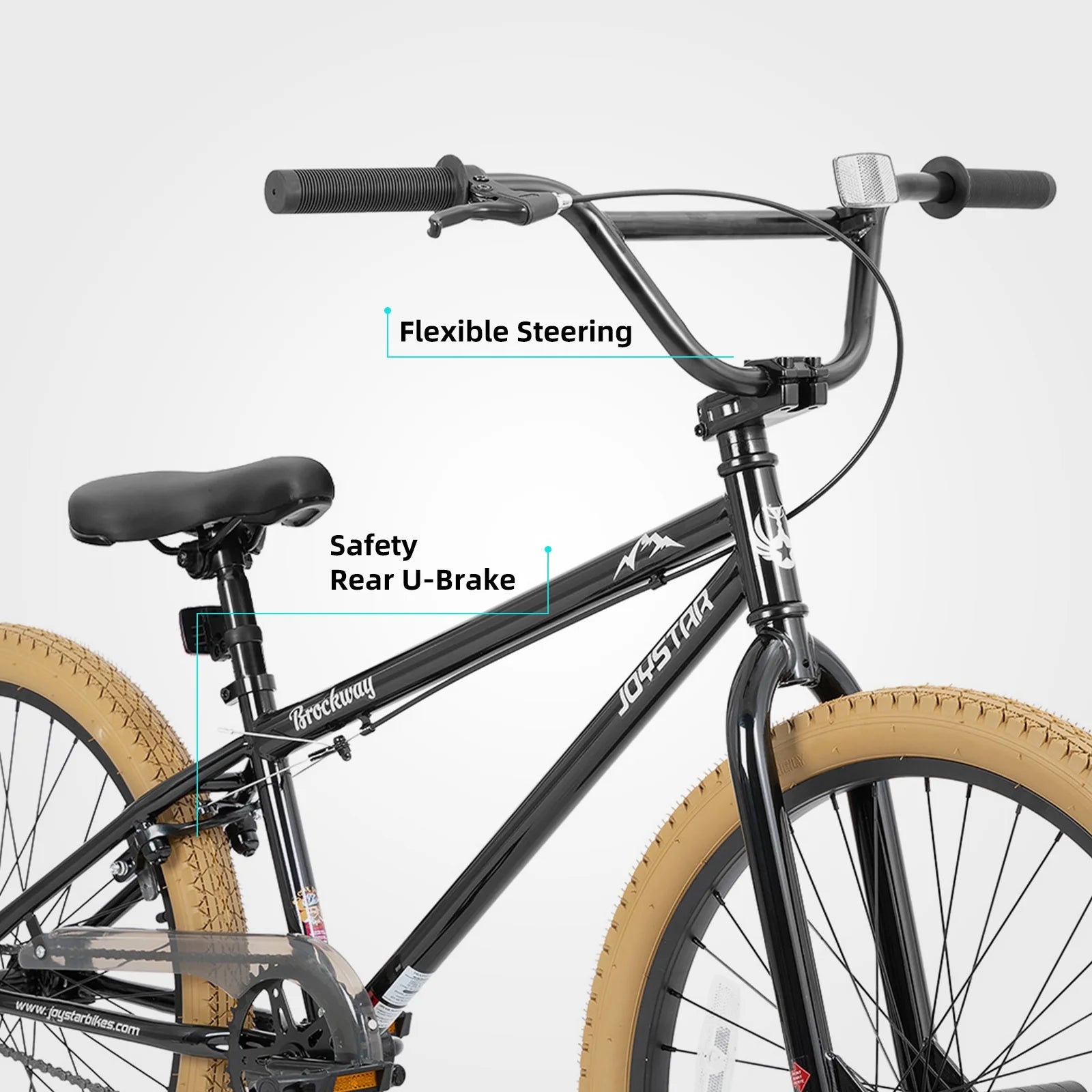 JOYSTAR Brockway Freestyle Kids BMX Bikes 20" Kids Bicycles for 6 - 11 Years Old Boys Girls, Multiple Colors