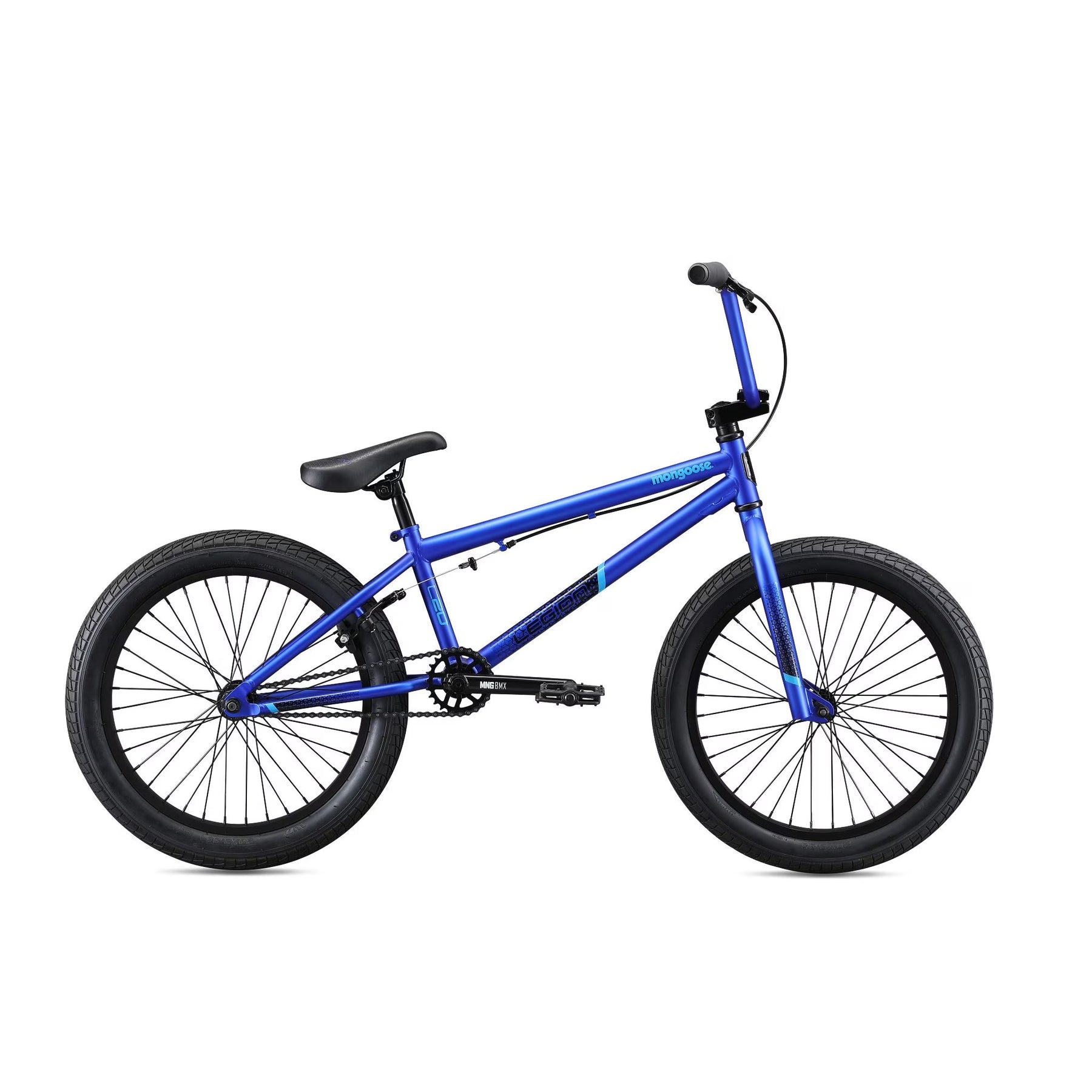 Mongoose Legion L20 Freestyle BMX Bike, 20 - in Wheel, Ages 8 and up, Blue