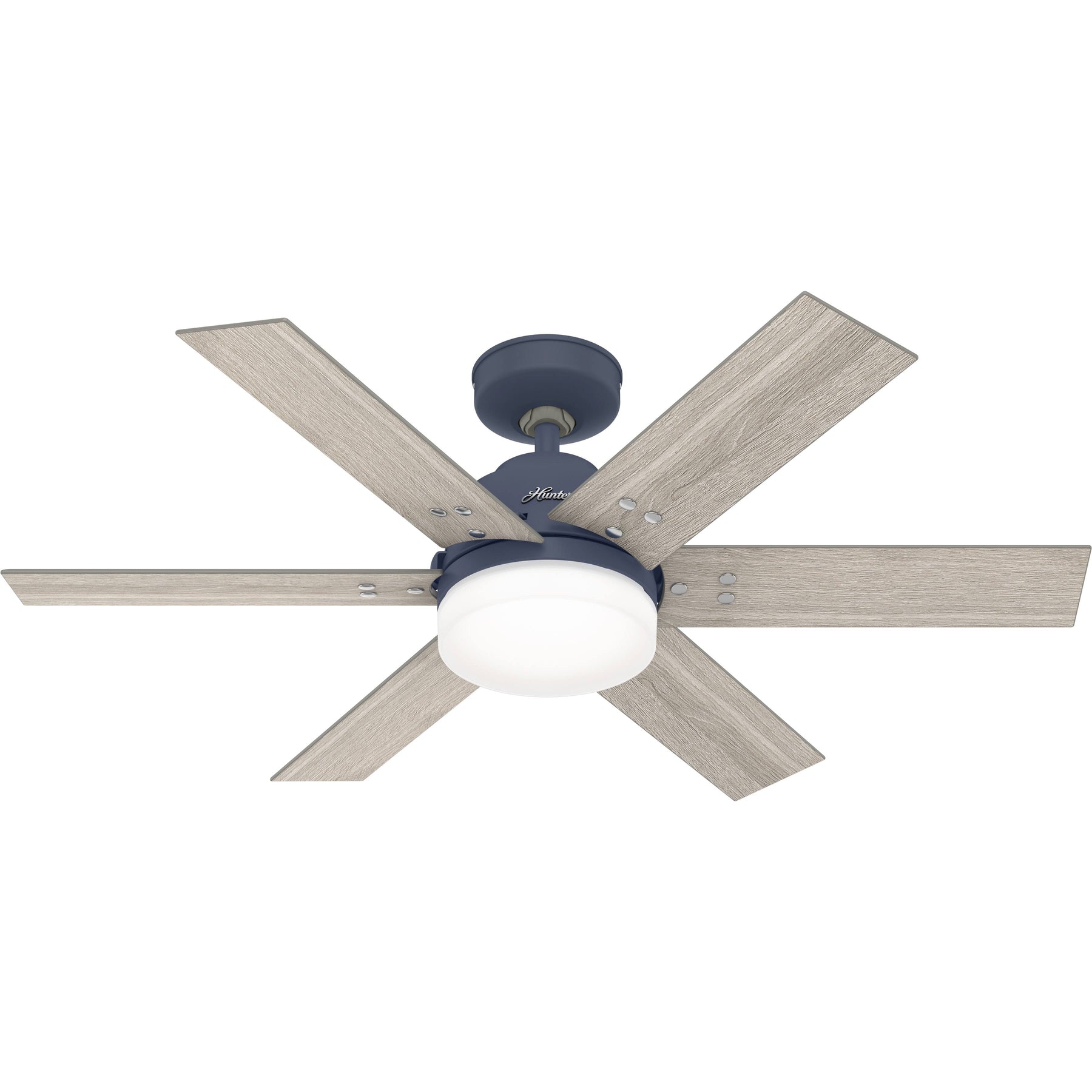 Hunter Pacer Ceiling Fan with LED Light - Indigo Blue - 44 in