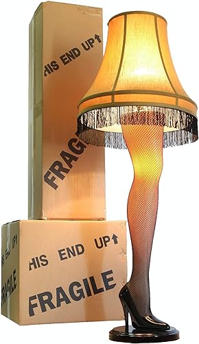 45" Christmas Deluxe Leg Lamp, Multicolor, Home Lighting Fixture