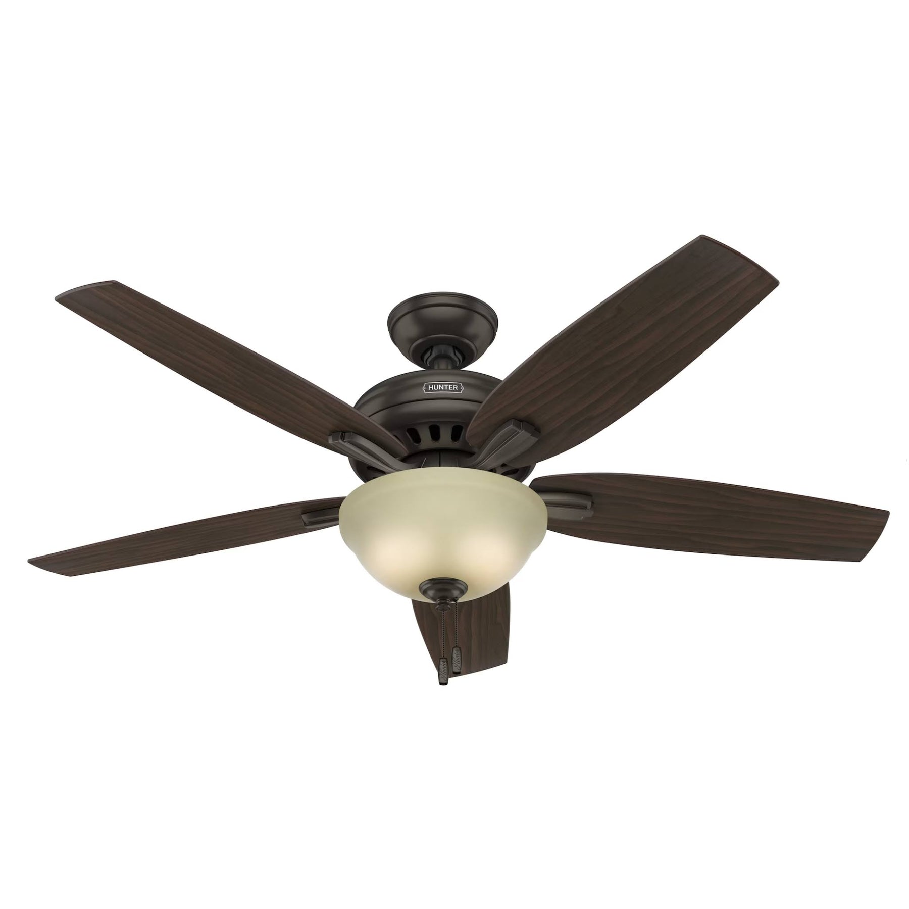 Hunter Newsome 52" Ceiling Fan with Light - Premier Bronze