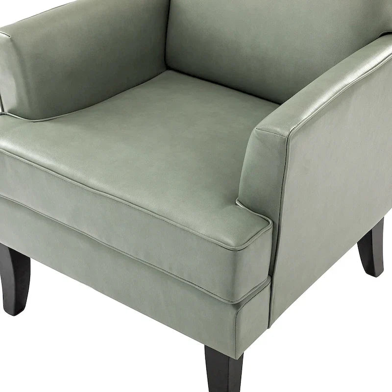 Nileus Set of 2 Modern Classic Polyester Accent Chairs with Solid Wood Legs by HULALA HOME