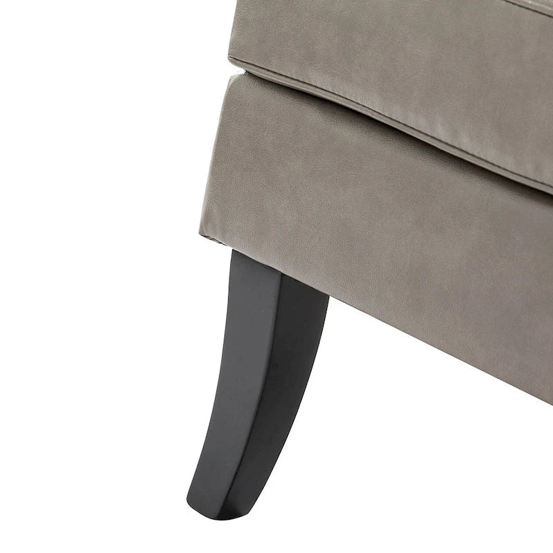 Nileus Set of 2 Modern Classic Polyester Accent Chairs with Solid Wood Legs by HULALA HOME