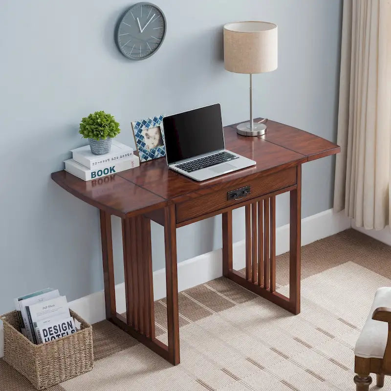Leick Home Mission Style Writing and Computer Desk