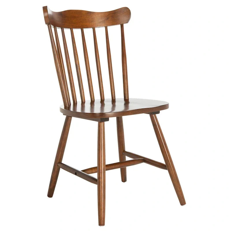 Set of 2 SAFAVIEH Margretta Spindleback Windsor Dining Chairs - Dimensions: 17" W x 19" L x 34" H