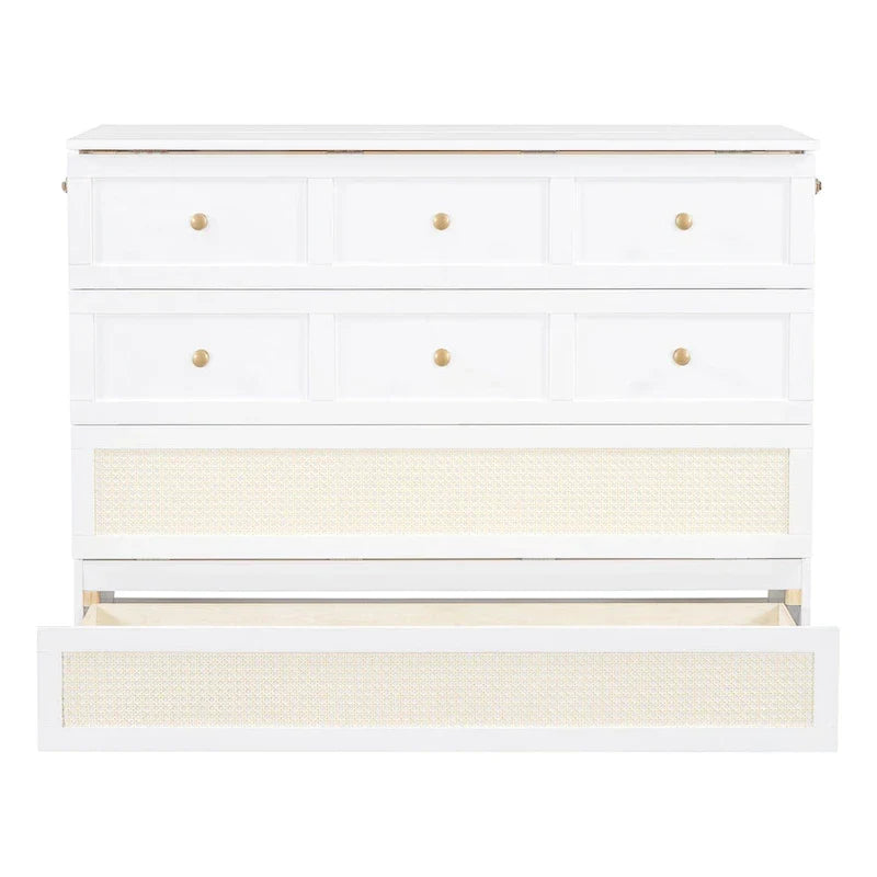 Nestfair Full - Size Murphy Bed with Spacious Drawers