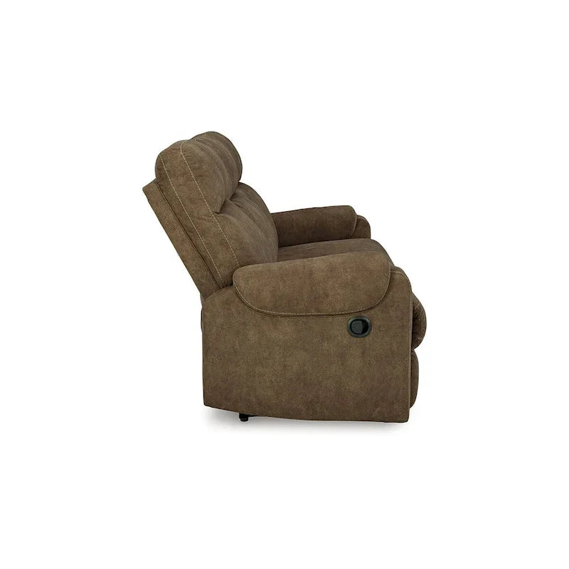 Signature Design by Ashley Edenwold Brown Reclining Sofa - Dimensions: 86" W x 40" D x 40" H