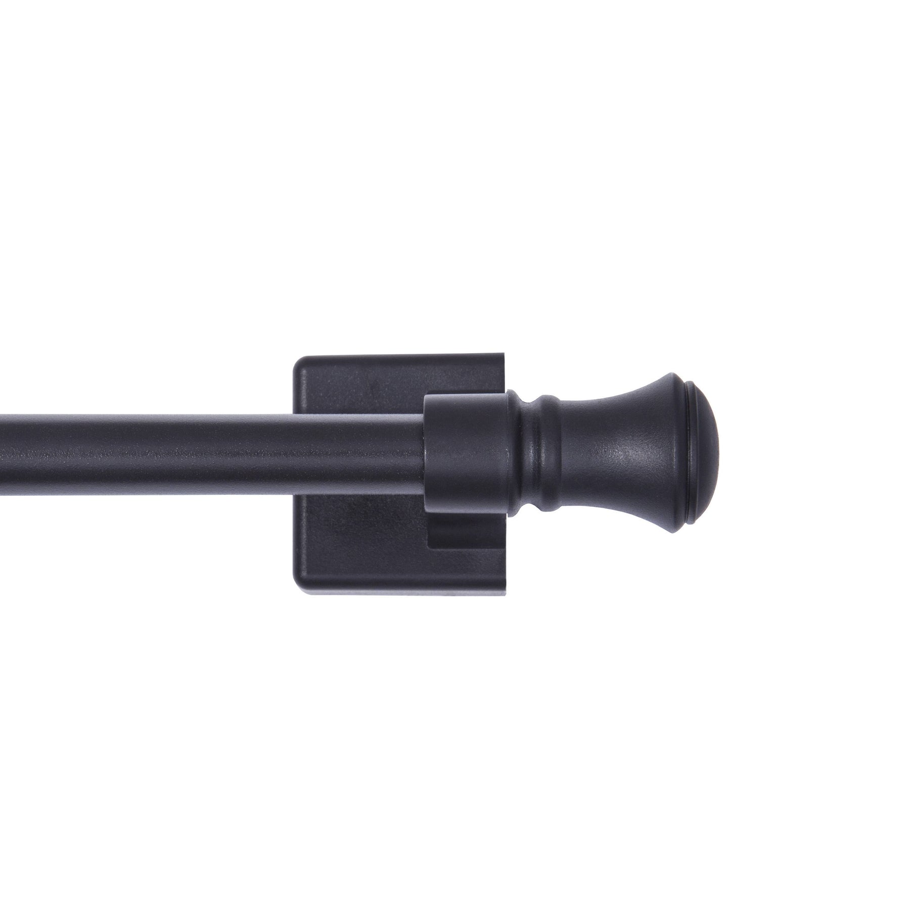 Mainstays Cameron 7/16 inch Adjustable Multi - Use Magnetic Appliance Rod, 16 - 28 inch, Black
