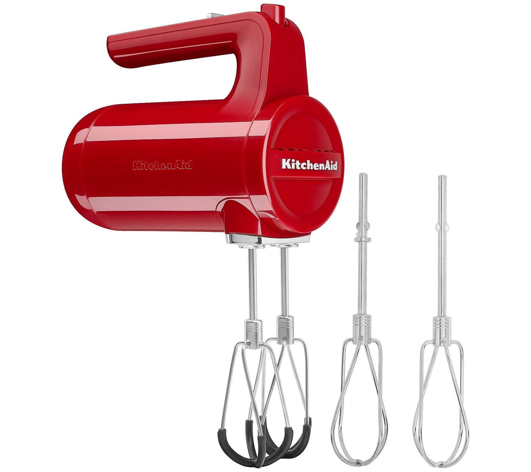 KitchenAid Cordless 7-Speed Hand Mixer w/FlexEdge Beaters,Empire Red