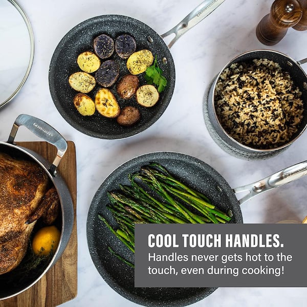 20-Piece Aluminum Ultra - Durable Non - Stick Diamond Infused Cookware and Bakeware Set