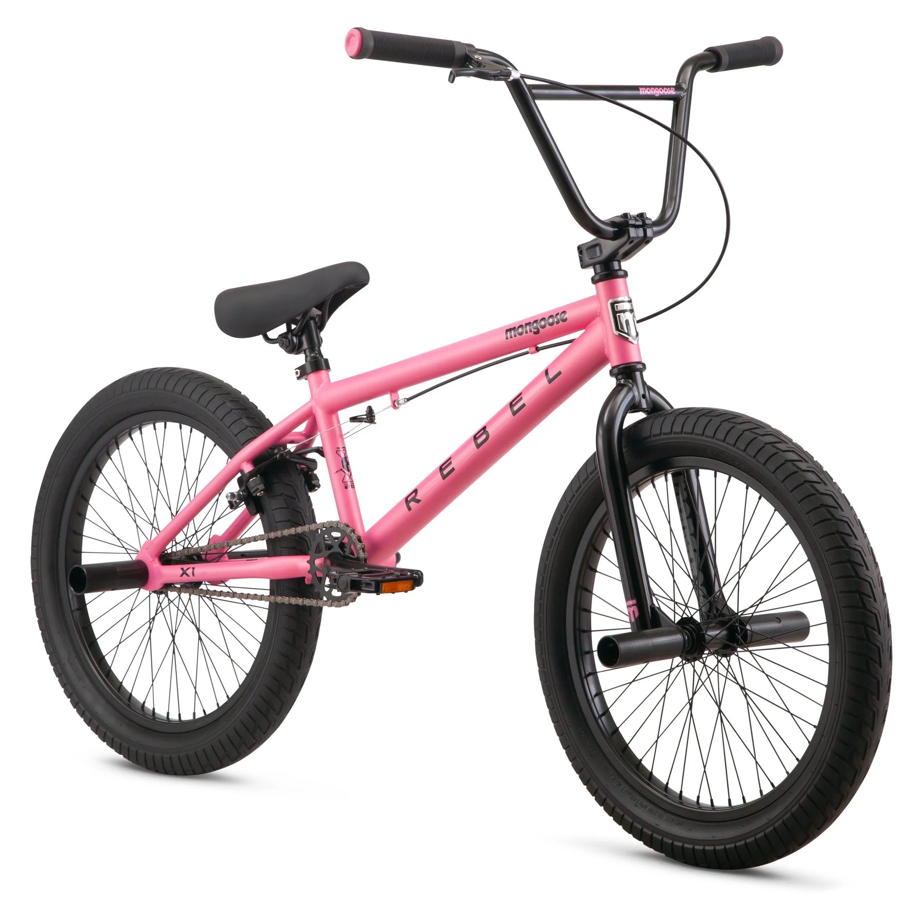 Mongoose Rebel X1 BMX Bike, 20 - In. Wheels, Kids Ages 7 - 14 Years, Gray Child Bicycle