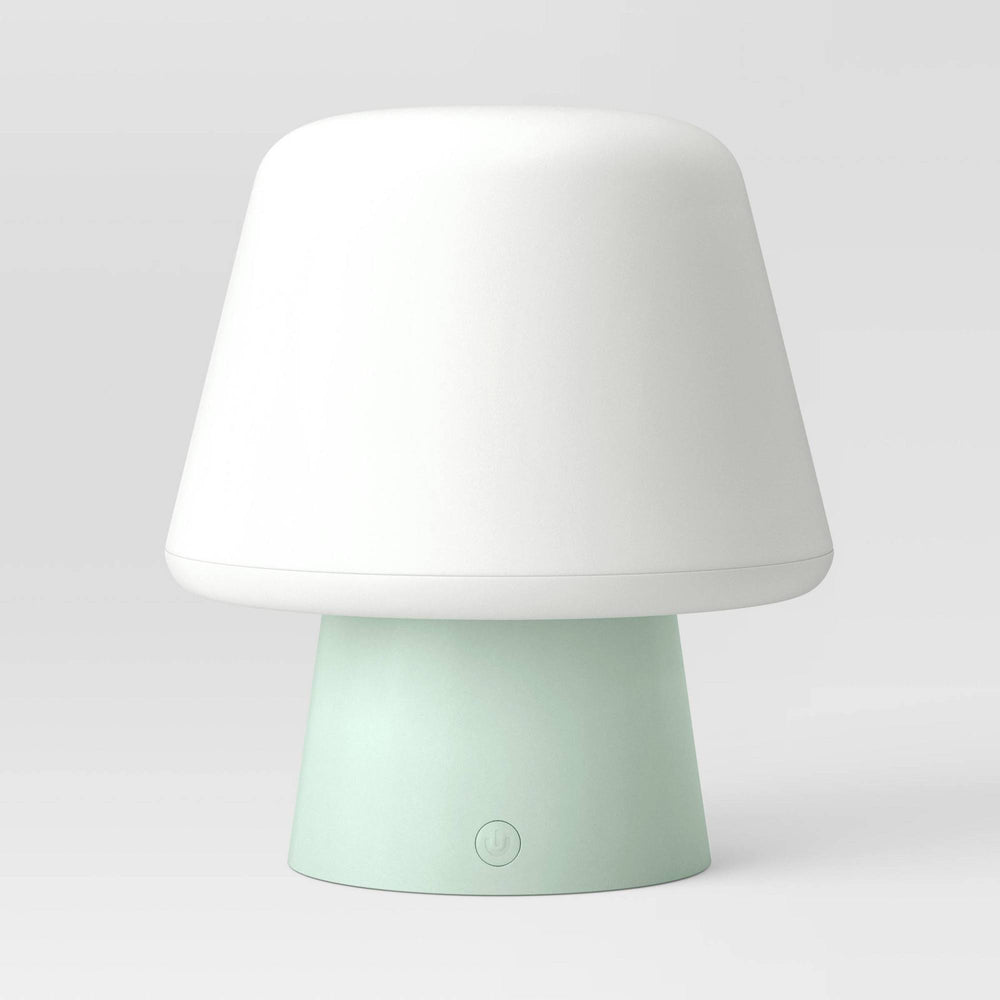 Portable Mushroom Lamp (Includes LED Light Bulb) Green - Room Essentials