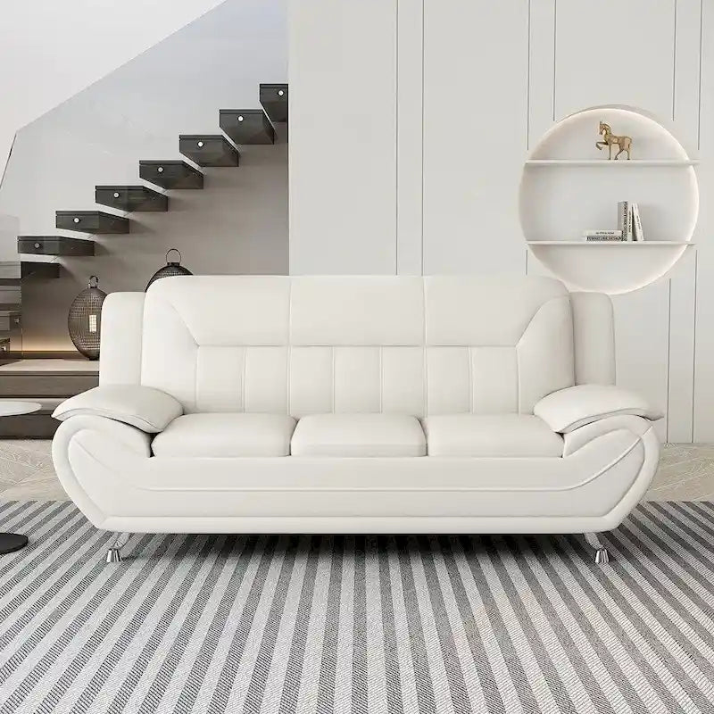 3 Piece Living Room Sofa Set with Upholstered Seating and Modern Design