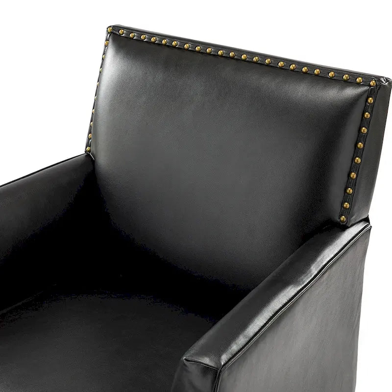 Nileus Set of 2 Modern Classic Polyester Accent Chairs with Solid Wood Legs by HULALA HOME