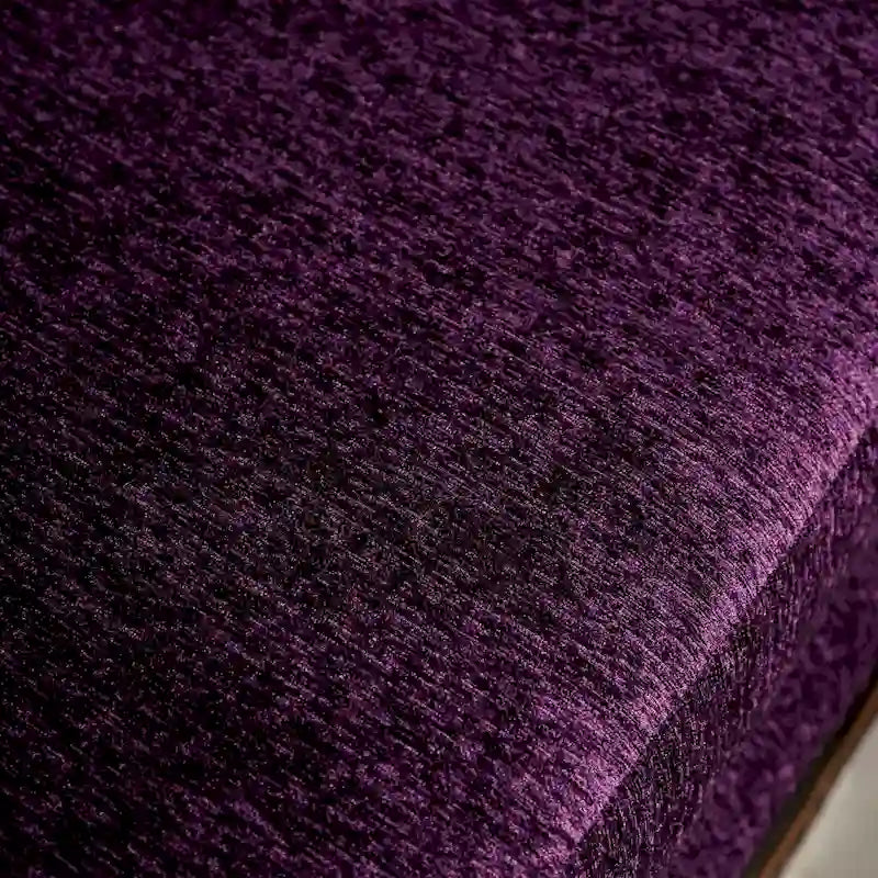 Grendel Classic Purple Chenille Loveseat with Rolled Arms by Furniture of America