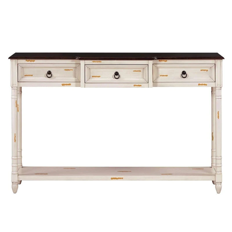 Entryway Console Table with Drawers - Stylish Sofa Table