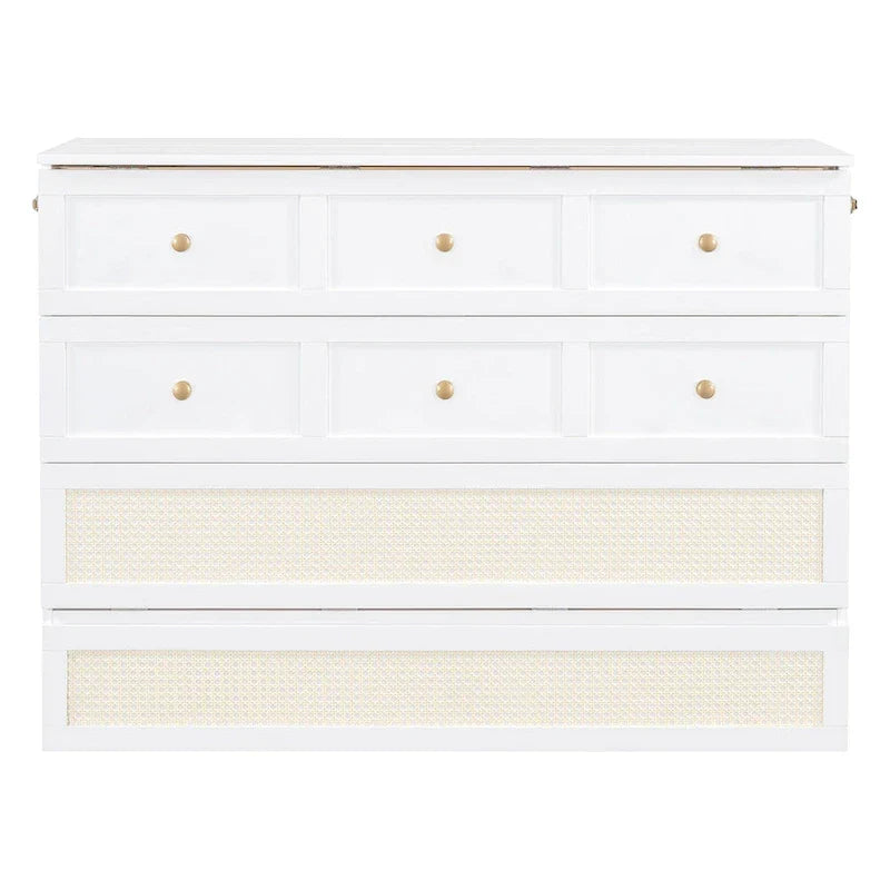 Nestfair Full - Size Murphy Bed with Spacious Drawers