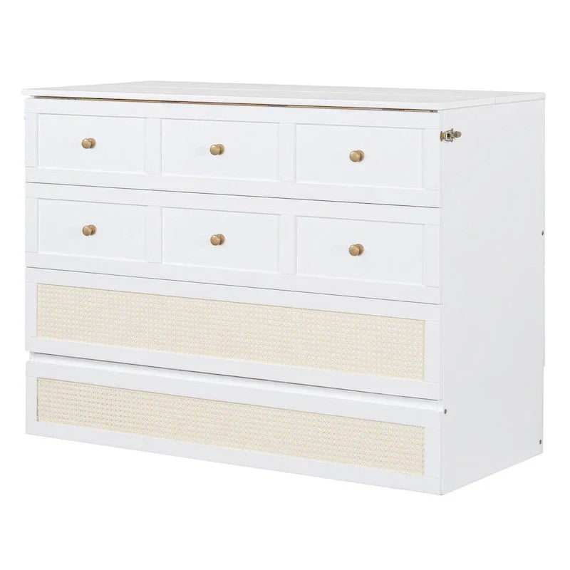 Nestfair Full - Size Murphy Bed with Spacious Drawers