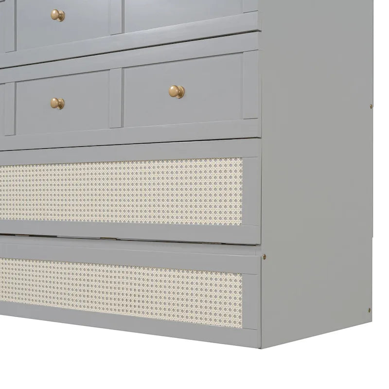Nestfair Full - Size Murphy Bed with Spacious Drawers