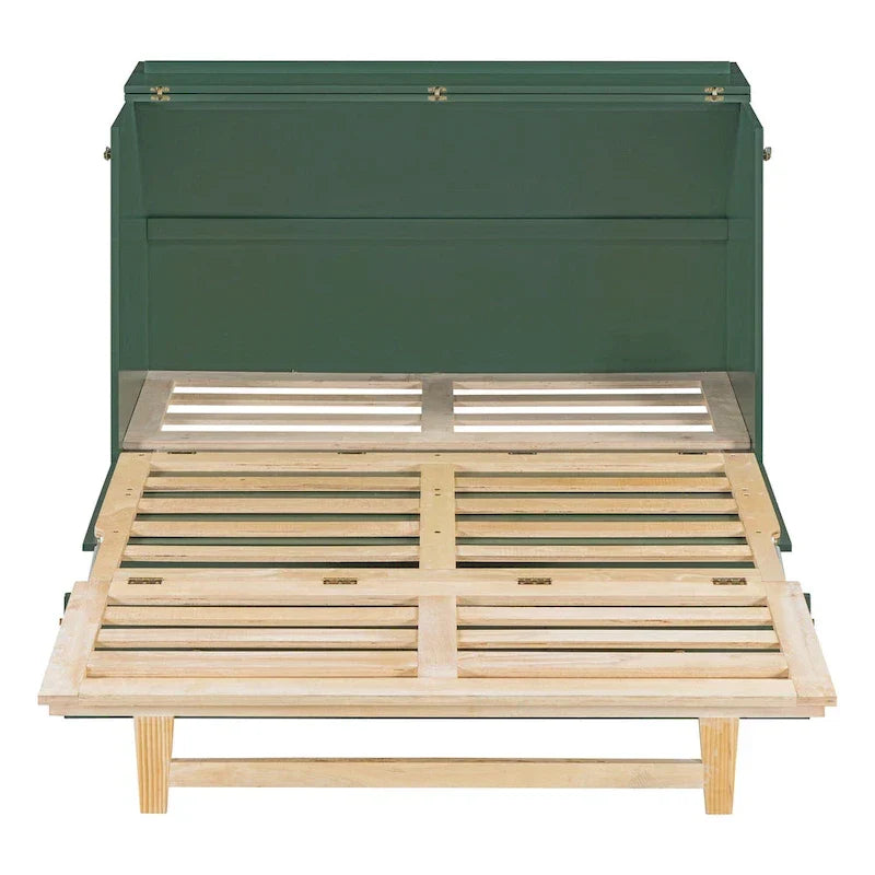 Nestfair Full - Size Murphy Bed with Spacious Drawers