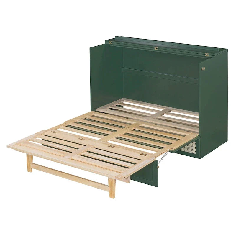 Nestfair Full - Size Murphy Bed with Spacious Drawers
