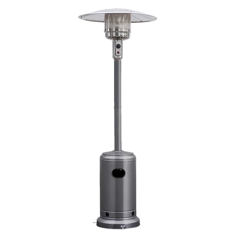 50,000 BTU Propane Patio Heater, Standing Stainless Steel Outdoor Heater with Wheels, Triple Protection, CSA Certified for Deck & Commercial
