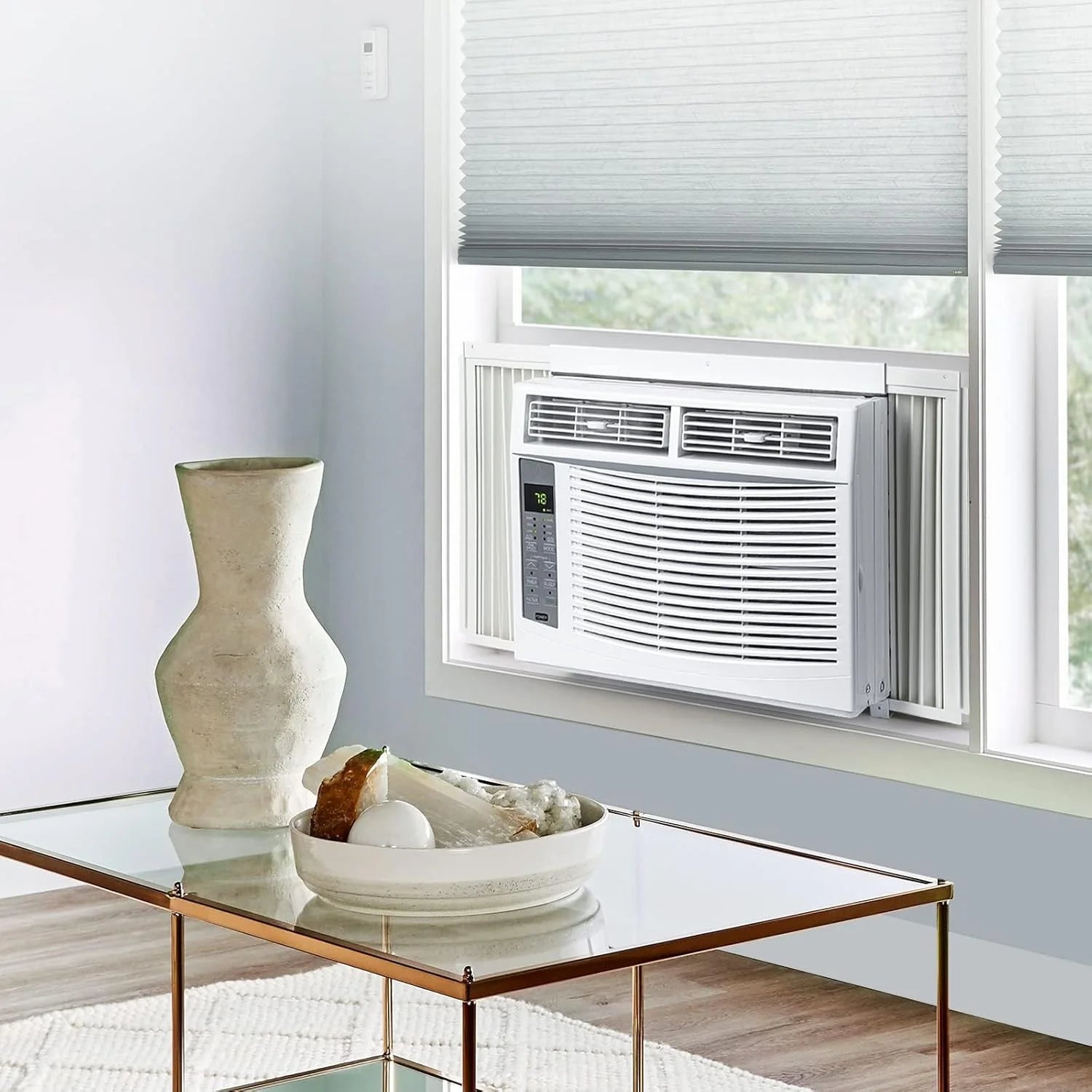 GAOMON Smart 6000 BTU Window Air Conditioner - WiFi - Enabled AC with Remote & App Control, Timer, Sleep Mode, Easy Install Kit, Cools Rooms up to 350